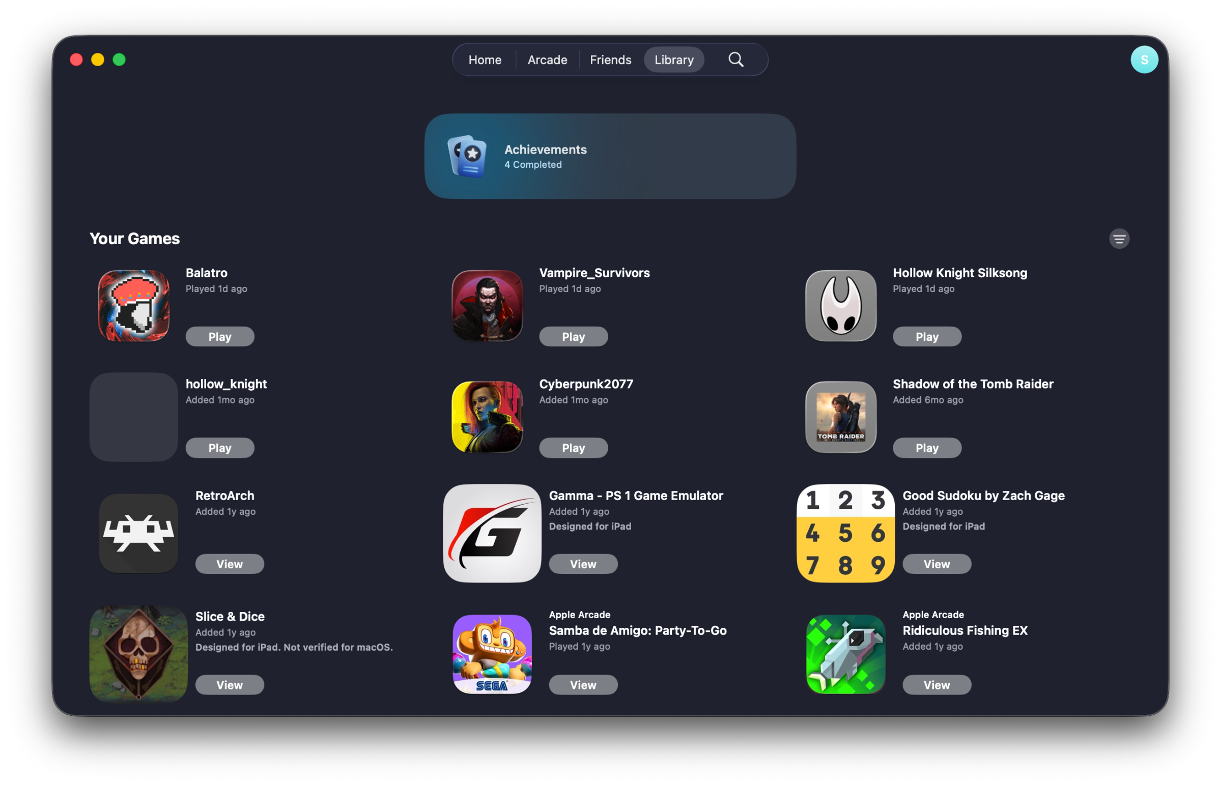 <em>The combined library of the Games app could be nice for compiling your games into one spot. But booting a Steam game still auto-boots Steam, and sometimes doesn’t work right. So I’ll just stick to Steam.</em>